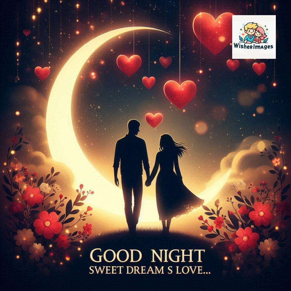 120+ Good Night Love Images With Couple Free Download 54 Good night love images with couple is holding hand eachother many heart is placed around the couple with night vibes ()