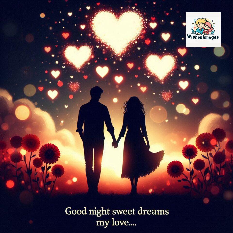 120+ Good Night Love Images With Couple Free Download 86 Good night love images with couple is holding hand eachother many heart is placed around the couple with night vibes ()
