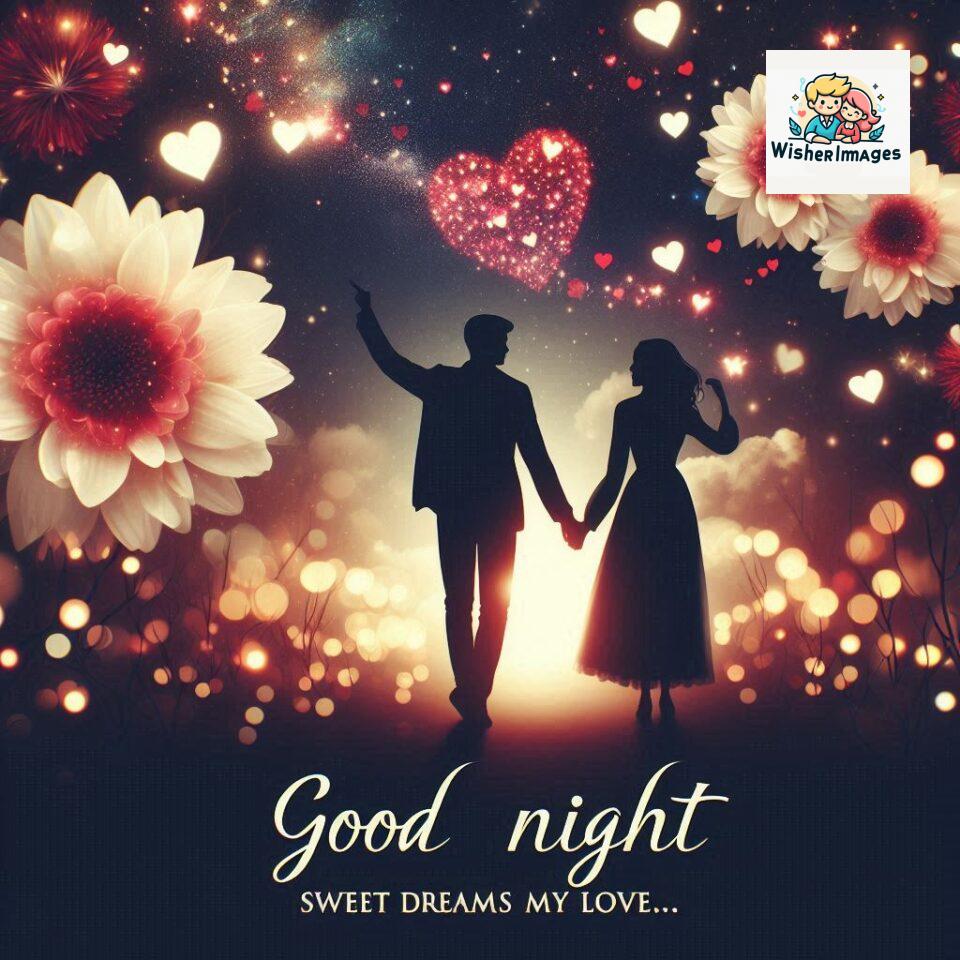 120+ Good Night Love Images With Couple Free Download 80 Good night love images with couple is holding hand eachother many heart is placed around the couple with night vibes ()