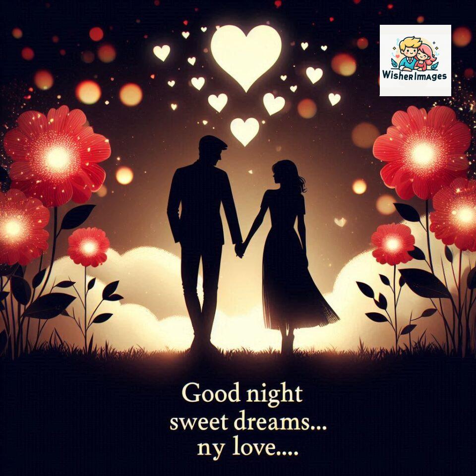 120+ Good Night Love Images With Couple Free Download 79 Good night love images with couple is holding hand eachother many heart is placed around the couple with night vibes ()