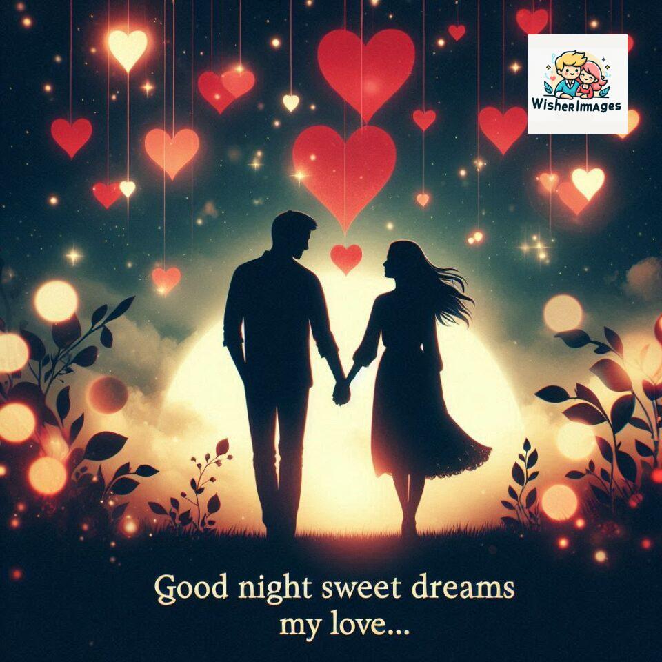 120+ Good Night Love Images With Couple Free Download 64 Good night love images with couple is holding hand eachother many heart is placed around the couple with night vibes ()