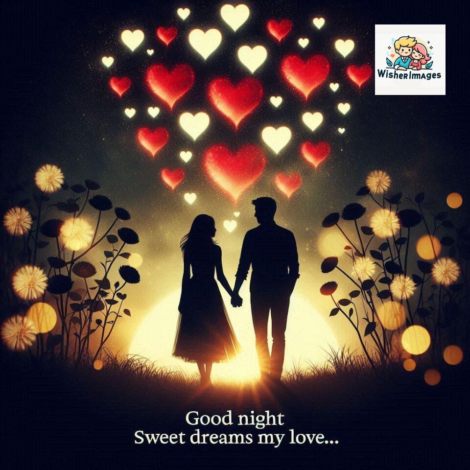 120+ Good Night Love Images With Couple Free Download 81 Good night love images with couple is holding hand eachother many heart is placed around the couple with night vibes ()