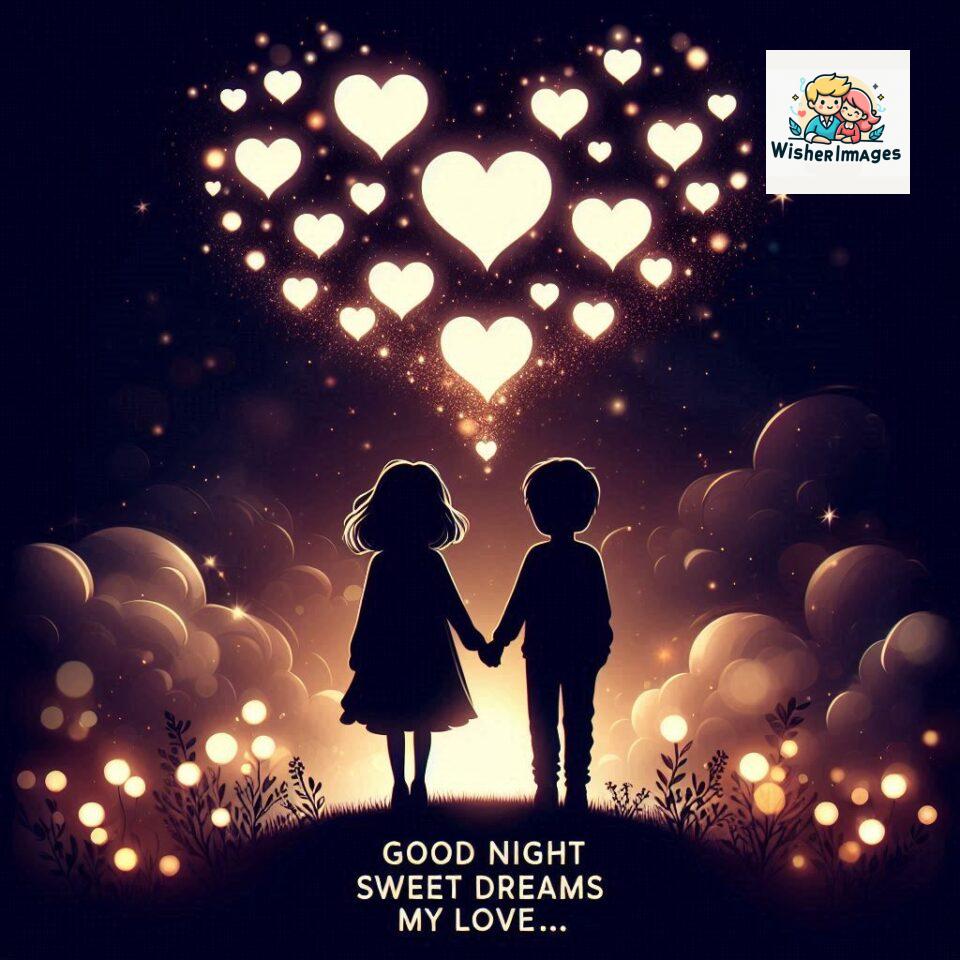 120+ Good Night Love Images With Couple Free Download 50 Good night love images with couple is holding hand eachother many heart is placed around the couple with night vibes ()