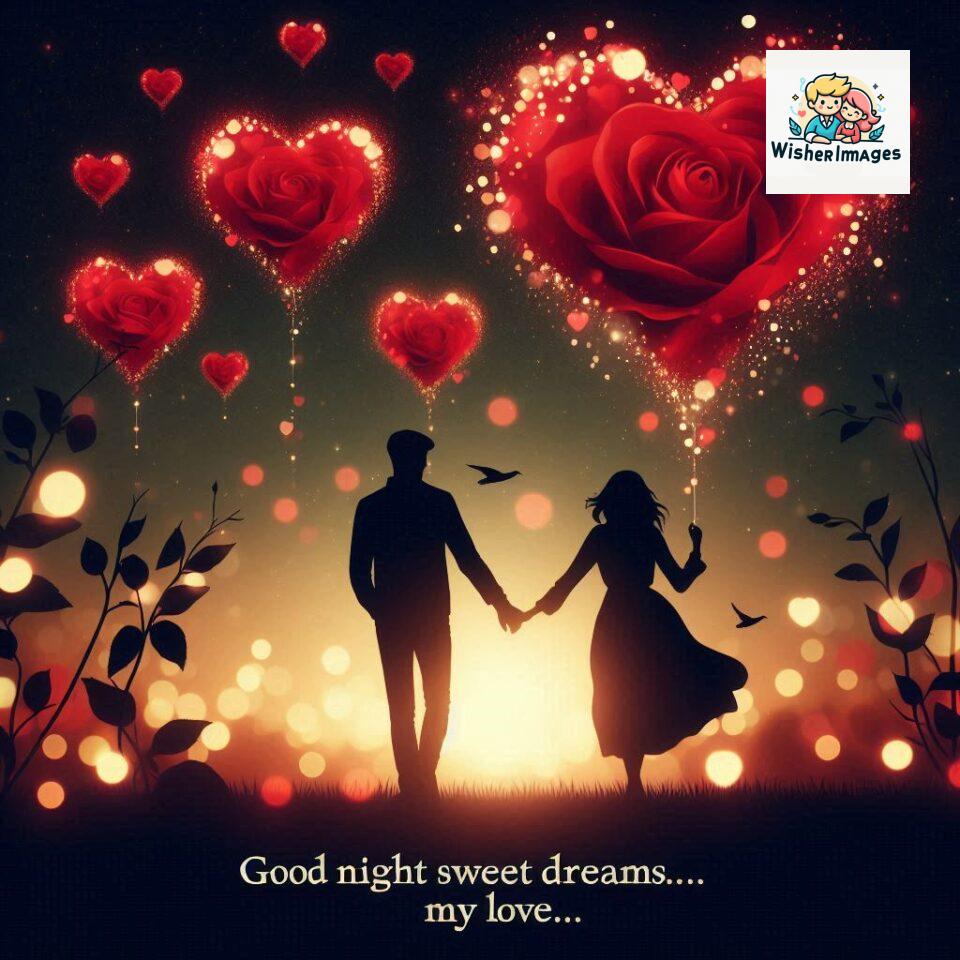120+ Good Night Love Images With Couple Free Download 103 Good night love images with couple is holding hand eachother many heart is placed around the couple with night vibes ()