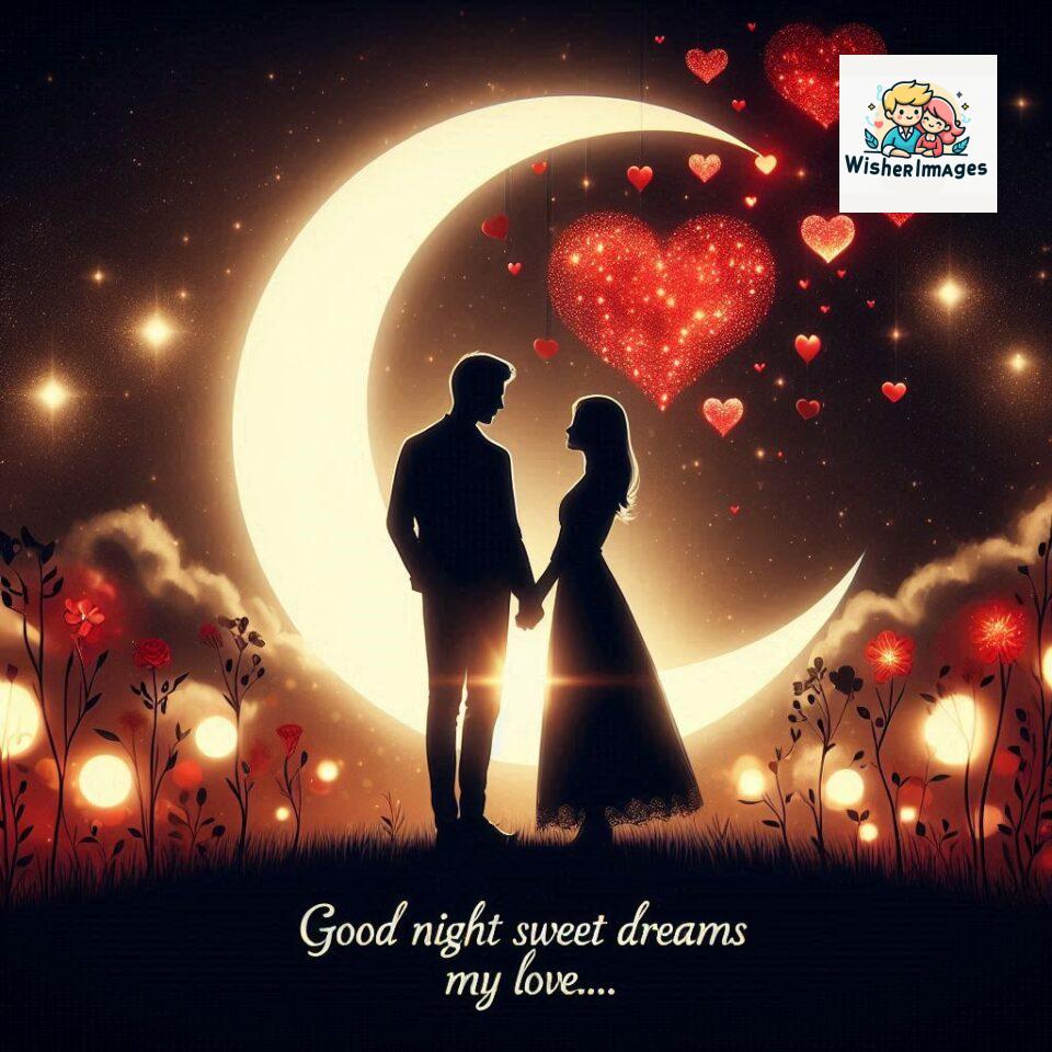 120+ Good Night Love Images With Couple Free Download 59 Good night love images with couple is holding hand eachother many heart is placed around the couple with night vibes ()