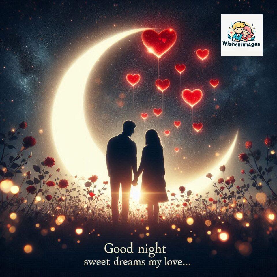120+ Good Night Love Images With Couple Free Download 56 Good night love images with couple is holding hand eachother many heart is placed around the couple with night vibes ()