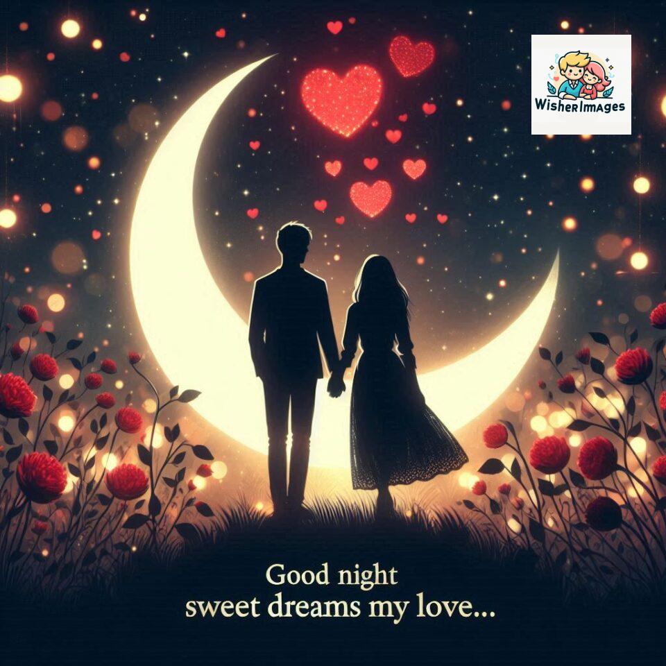 120+ Good Night Love Images With Couple Free Download 61 Good night love images with couple is holding hand eachother many heart is placed around the couple with night vibes ()