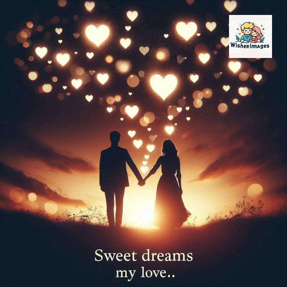 120+ Good Night Love Images With Couple Free Download 25 Good night love images with couple is holding hand eachother many heart is placed around the couple with night vibes ()