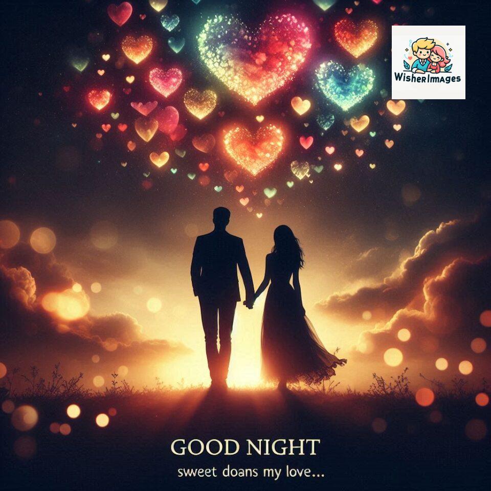 120+ Good Night Love Images With Couple Free Download 38 Good night love images with couple is holding hand eachother many heart is placed around the couple with night vibes ()