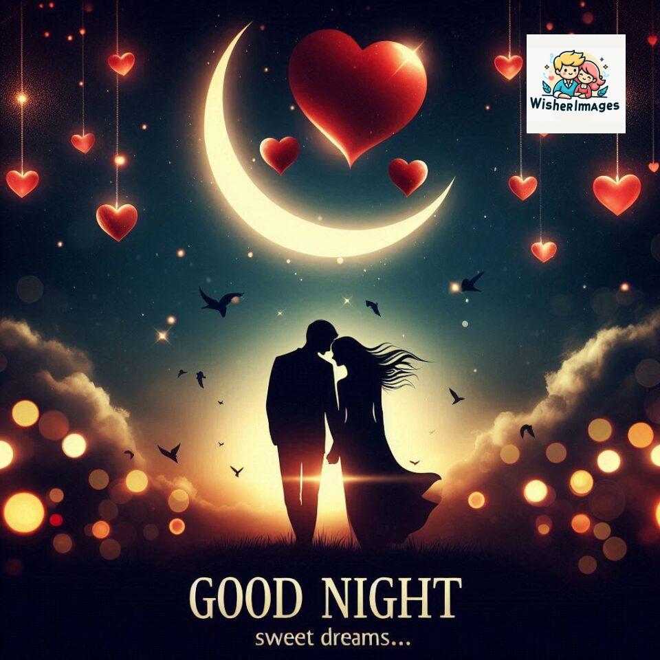 120+ Good Night Love Images With Couple Free Download 9 Good night love images with couple is holding hand eachother many heart is placed around the couple with night vibes ()