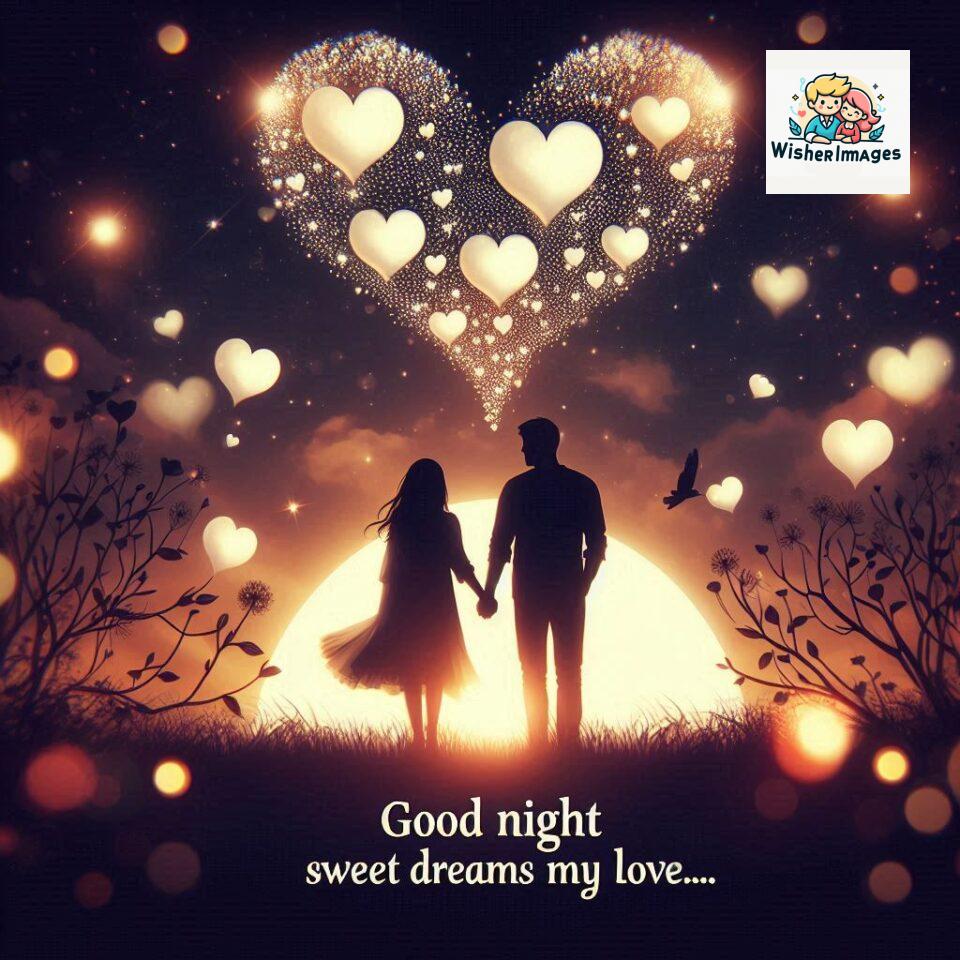 Good-night-love-images-with-couple-is-holding-hand-eachother-many-heart-is-placed-around-the-couple-with-night-vibes_65-960x960 120+ Good Night Love Images With Couple Free Download