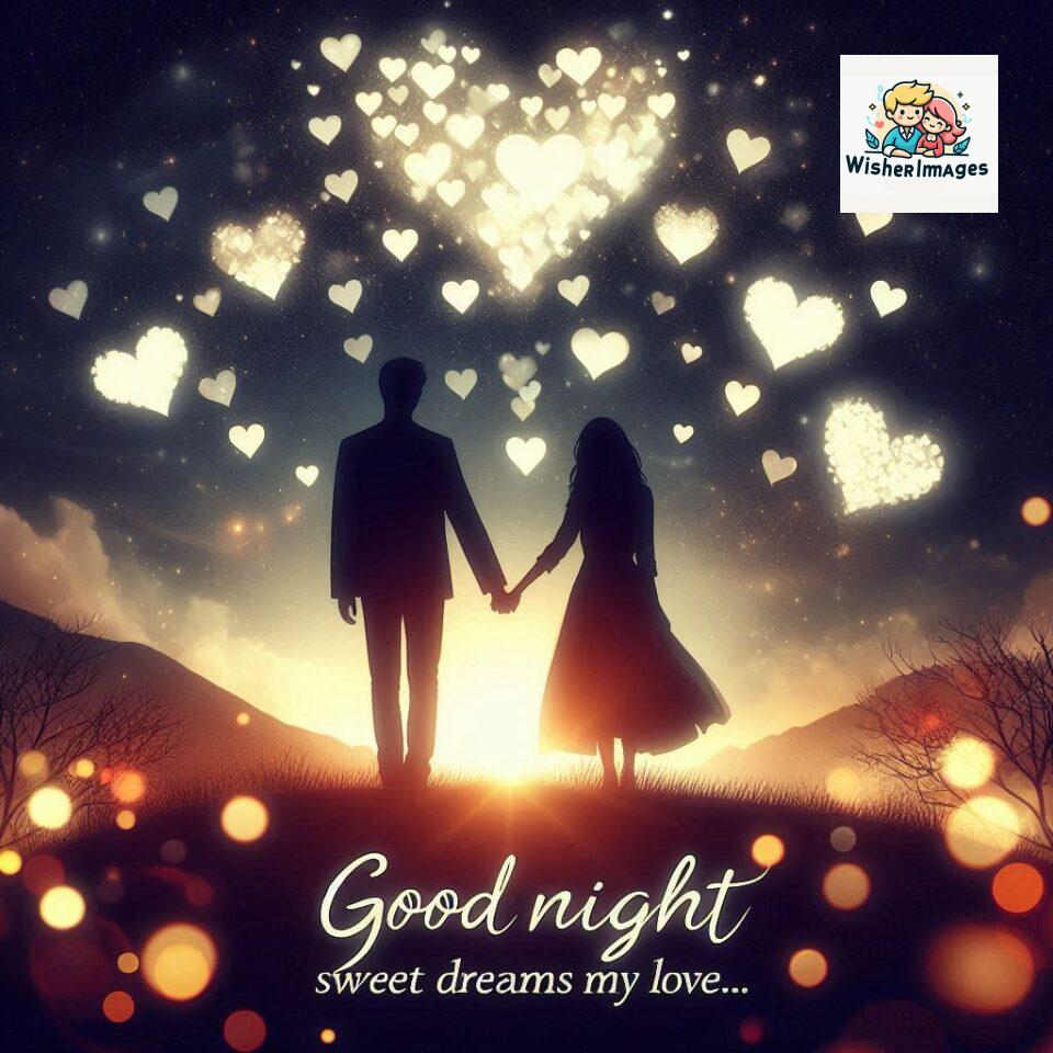 120+ Good Night Love Images With Couple Free Download 43 Good night love images with couple is holding hand eachother many heart is placed around the couple with night vibes ()