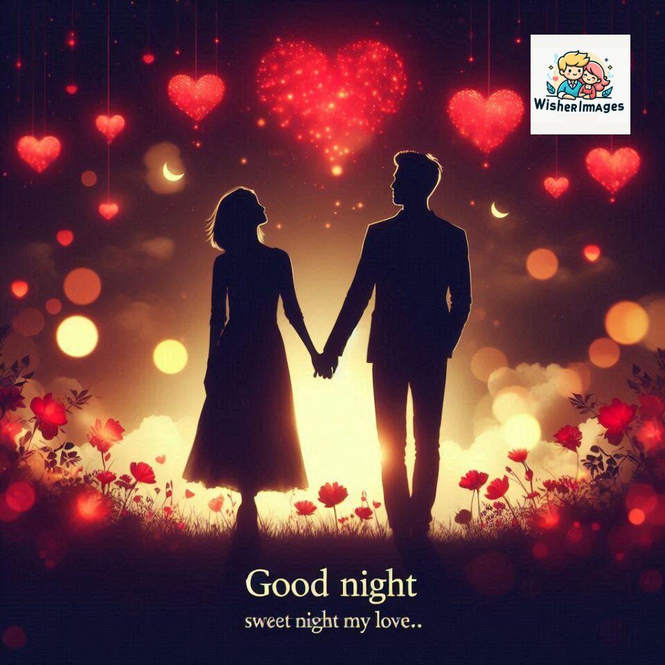120+ Good Night Love Images With Couple Free Download 63 Good night love images with couple is holding hand eachother many heart is placed around the couple with night vibes ()