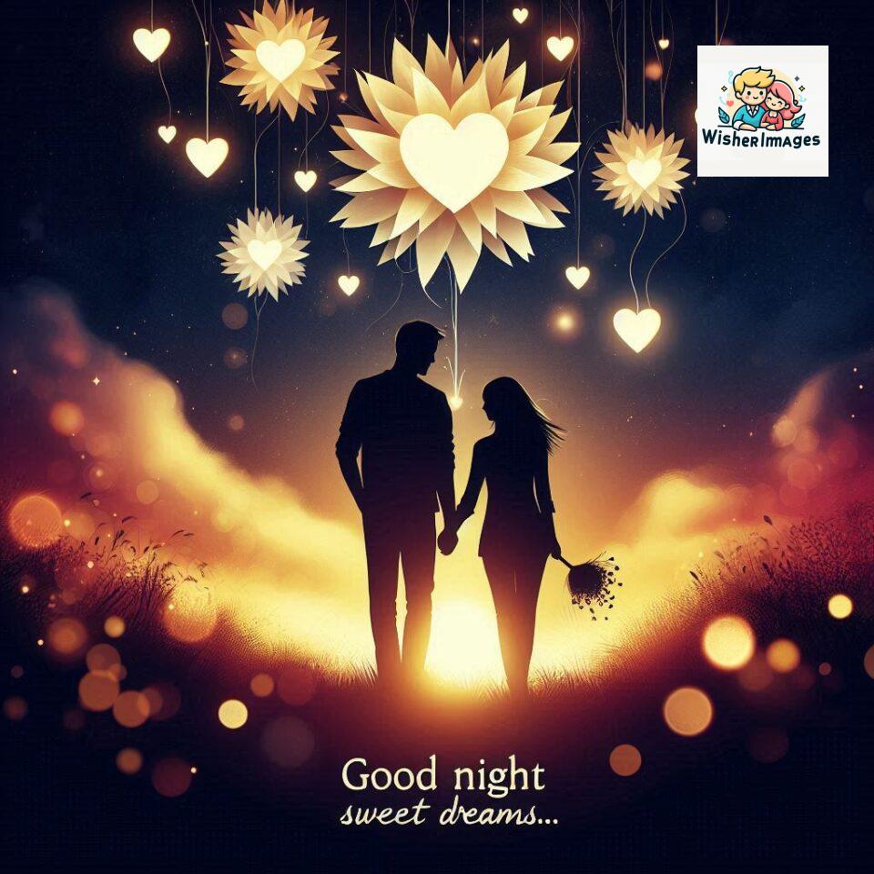 Good-night-love-images-with-couple-is-holding-hand-eachother-many-heart-is-placed-around-the-couple-with-night-vibes_74-960x960 120+ Good Night Love Images With Couple Free Download