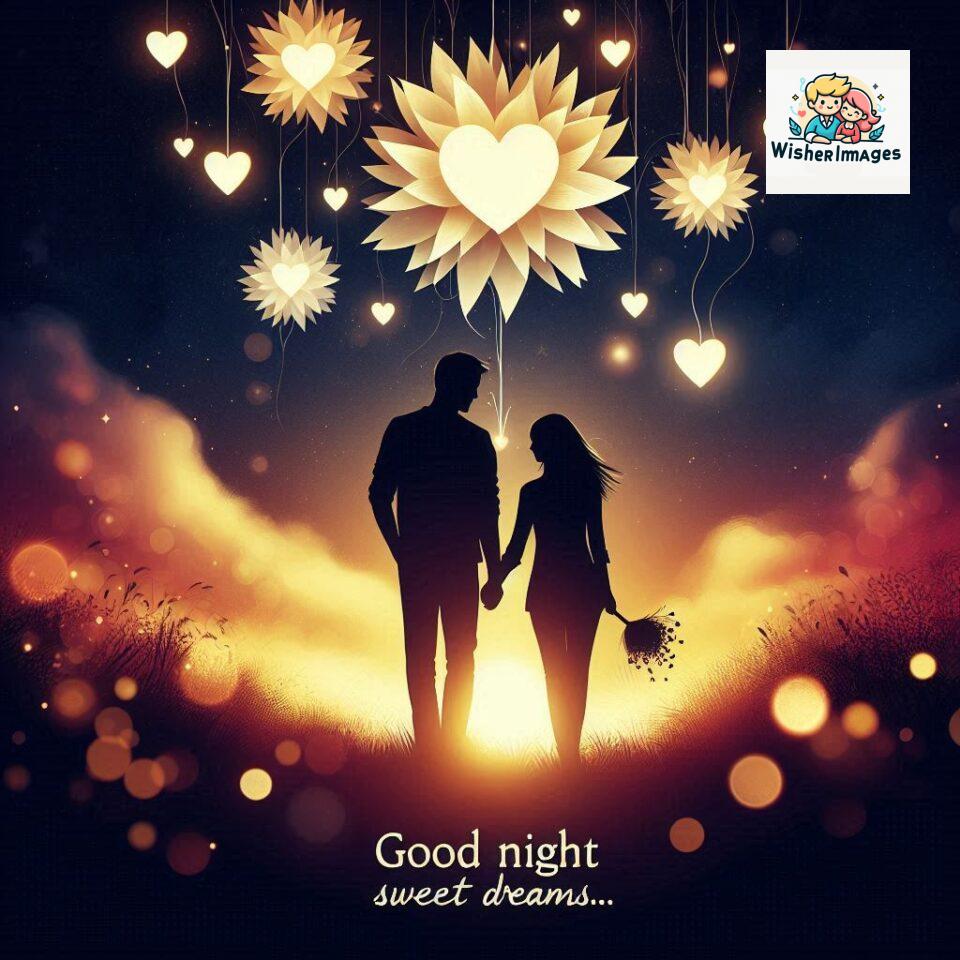 120+ Good Night Love Images With Couple Free Download 88 Good night love images with couple is holding hand eachother many heart is placed around the couple with night vibes ()