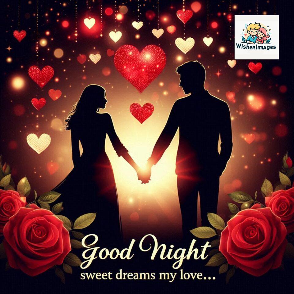 120+ Good Night Love Images With Couple Free Download 106 Good night love images with couple is holding hand eachother many heart is placed around the couple with night vibes ()