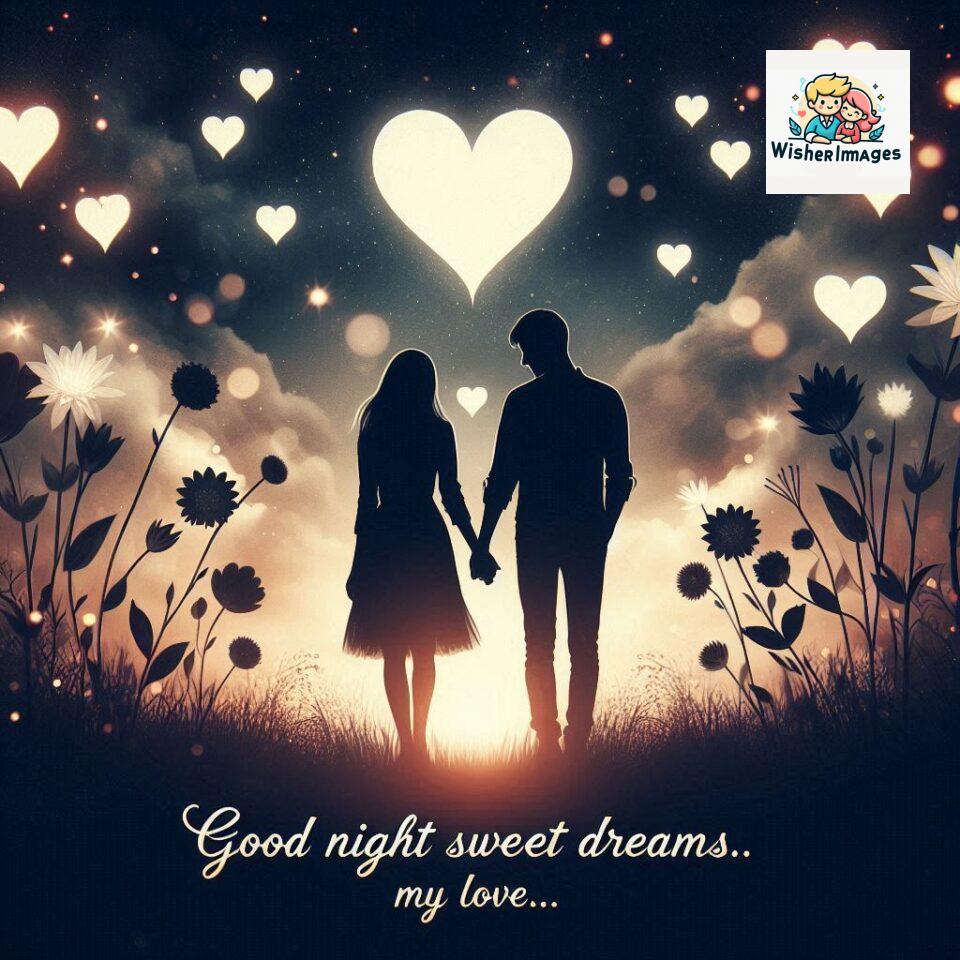 120+ Good Night Love Images With Couple Free Download 76 Good night love images with couple is holding hand eachother many heart is placed around the couple with night vibes ()