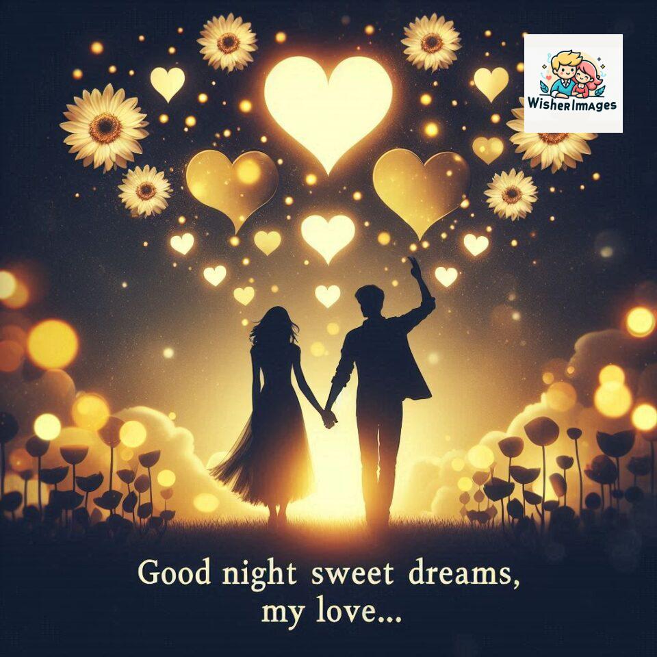 120+ Good Night Love Images With Couple Free Download 90 Good night love images with couple is holding hand eachother many heart is placed around the couple with night vibes ()