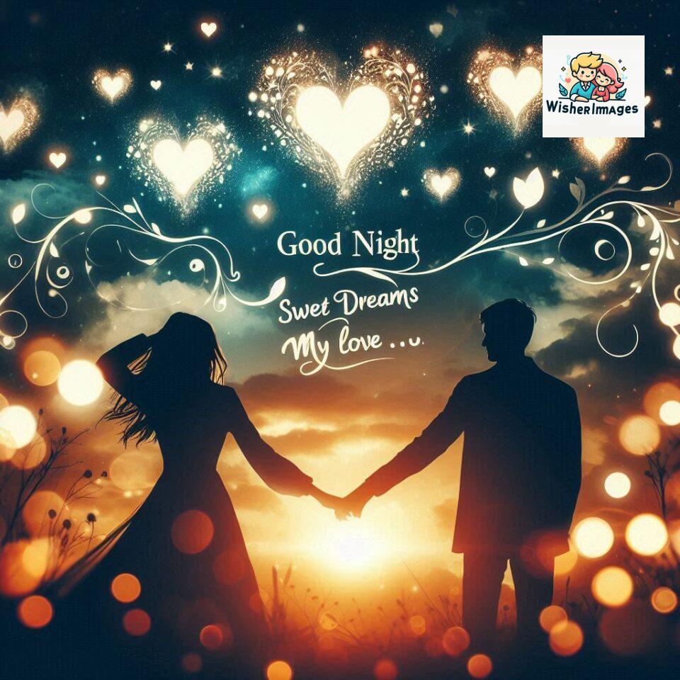 120+ Good Night Love Images With Couple Free Download 40 Good night love images with couple is holding hand eachother many heart is placed around the couple with night vibes ()