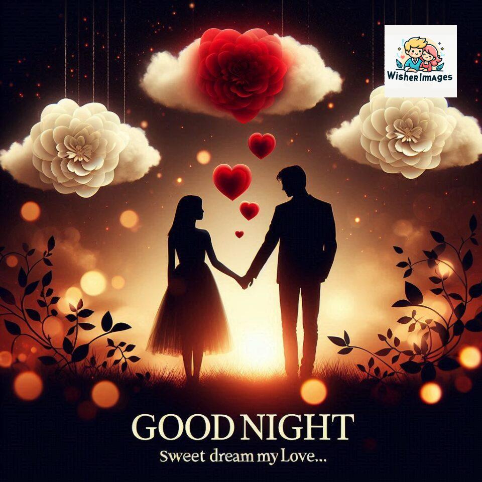120+ Good Night Love Images With Couple Free Download 84 Good night love images with couple is holding hand eachother many heart is placed around the couple with night vibes ()