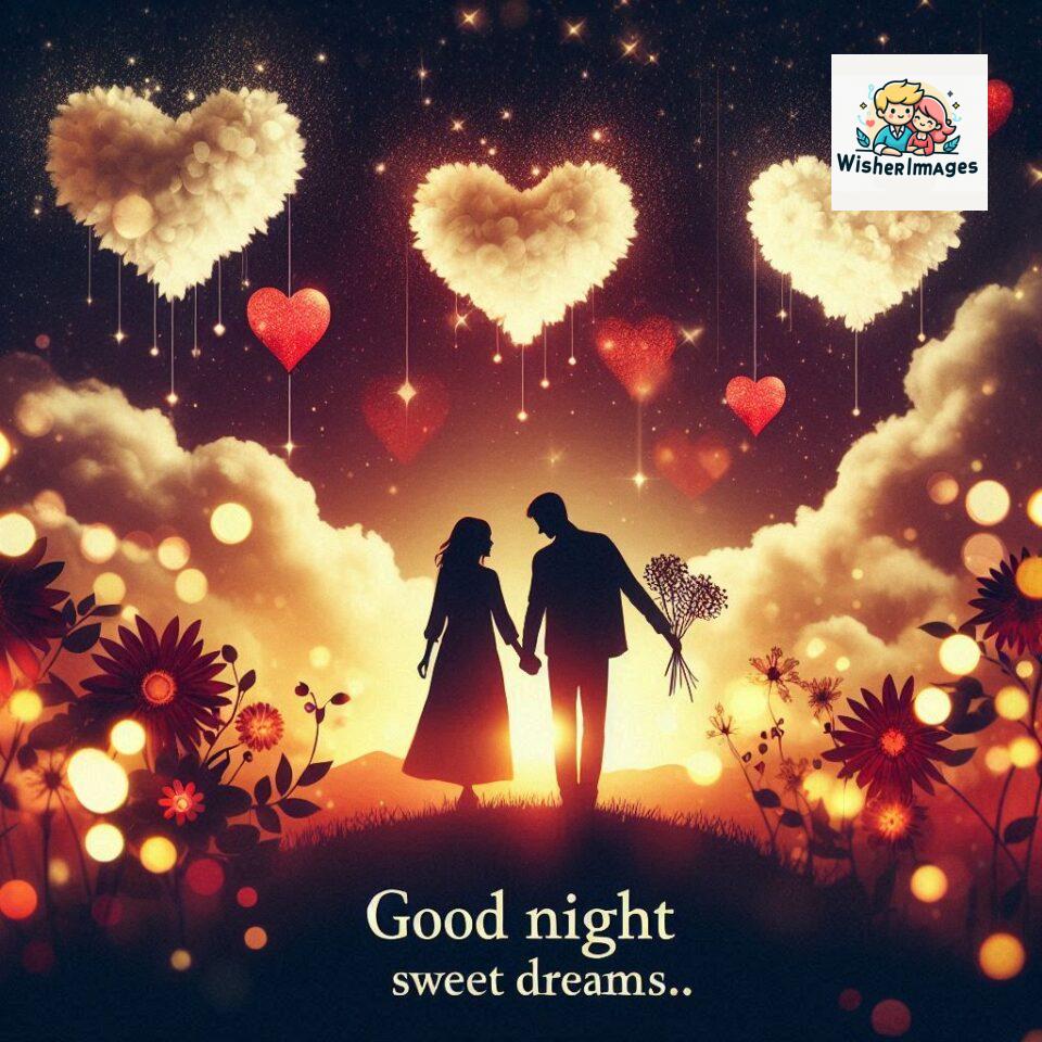 Good-night-love-images-with-couple-is-holding-hand-eachother-many-heart-is-placed-around-the-couple-with-night-vibes_92-960x960 120+ Good Night Love Images With Couple Free Download