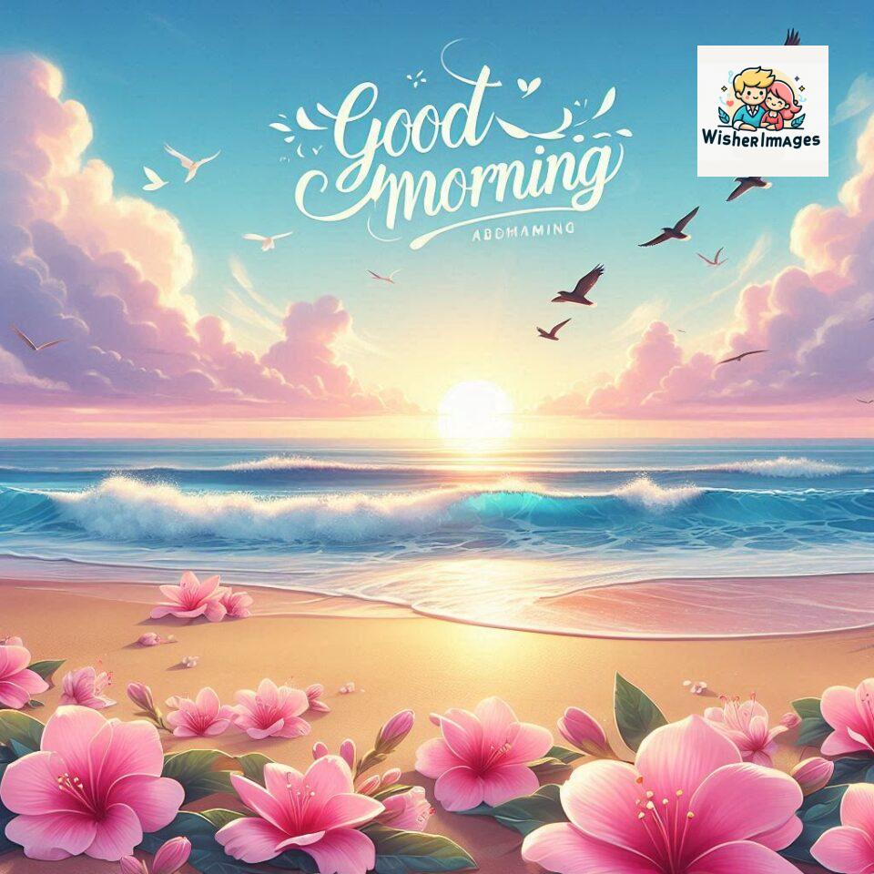 200 Pink Sunrise Good Morning Images Free Download 15 free beach sunrise good morning images with nature ()