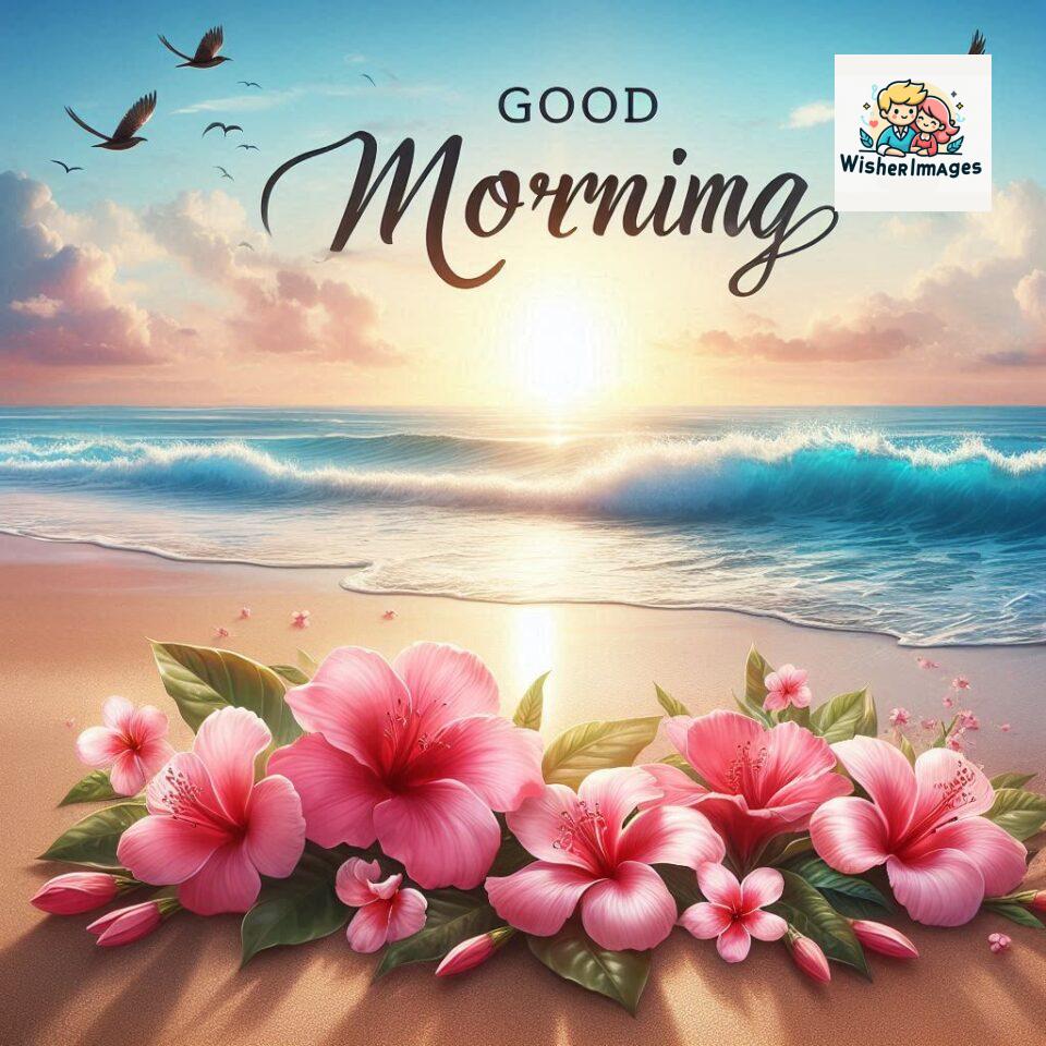 200 Pink Sunrise Good Morning Images Free Download 8 free beach sunrise good morning images with nature ()