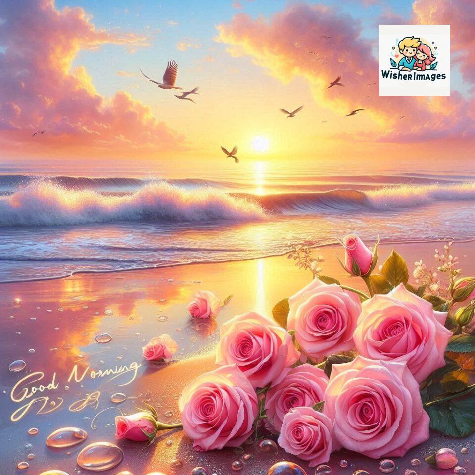 200 Pink Sunrise Good Morning Images Free Download 71 free beach sunrise good morning images with nature ()
