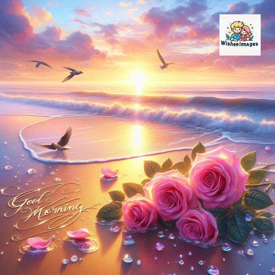 200 Pink Sunrise Good Morning Images Free Download 64 free beach sunrise good morning images with nature ()