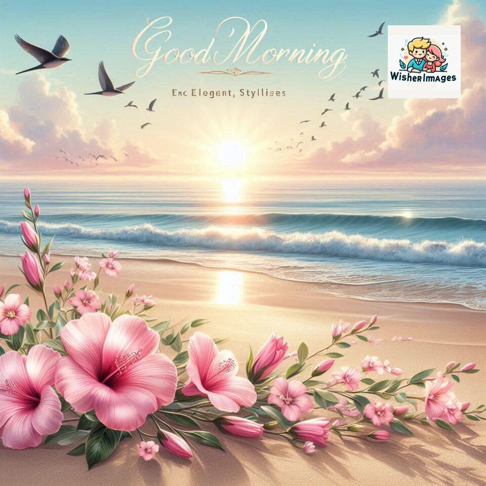200 Pink Sunrise Good Morning Images Free Download 11 free beach sunrise good morning images with nature ()