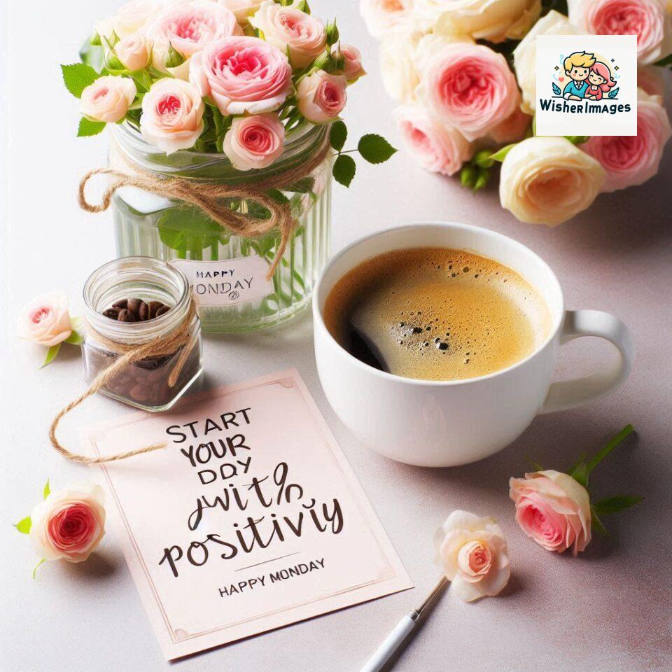 190+ Happy Monday Flowers Coffee Mug Free Download 78 start your day with positivity happy monday blue flowers coffee mug ()