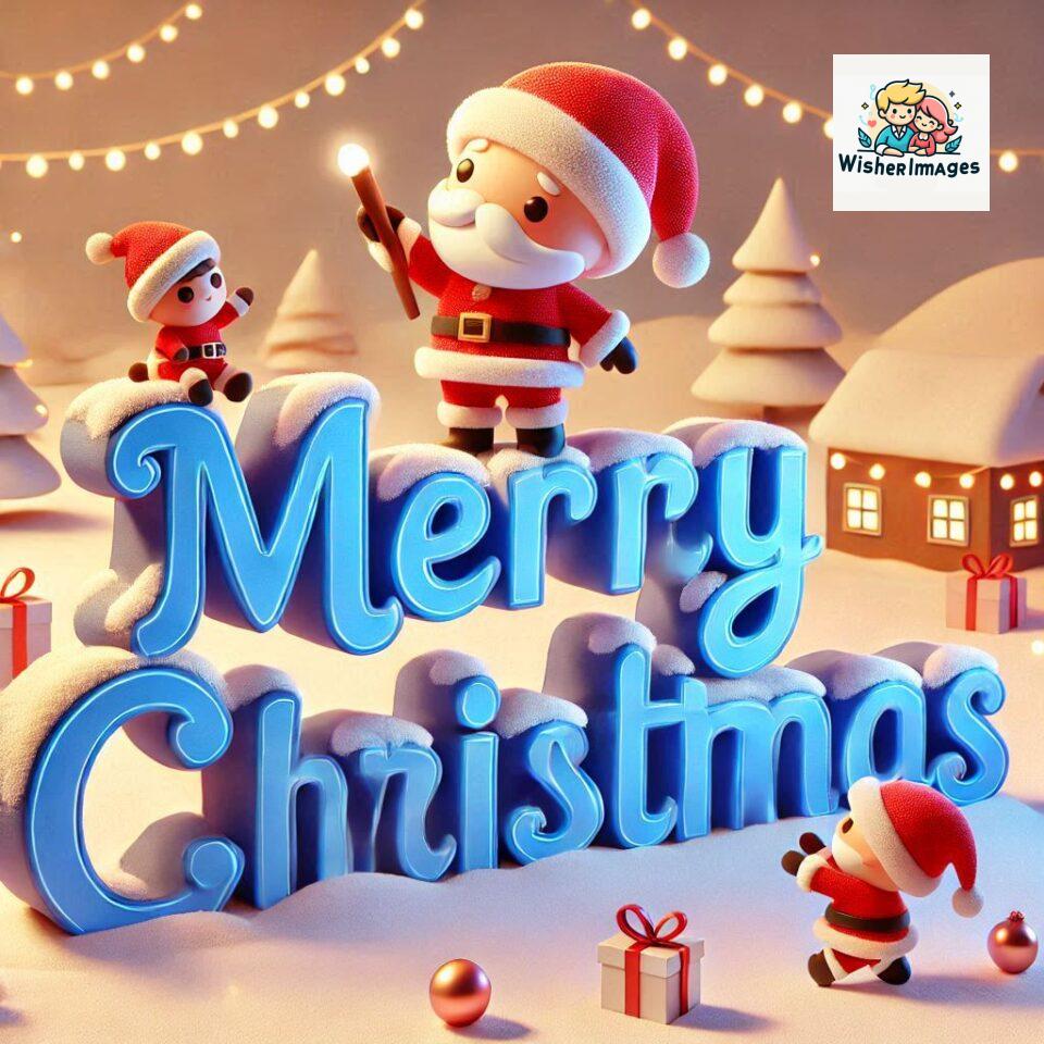 Christmas chubby Santa Claus joyfully colorful D Merry Christmas mini Santa character ()