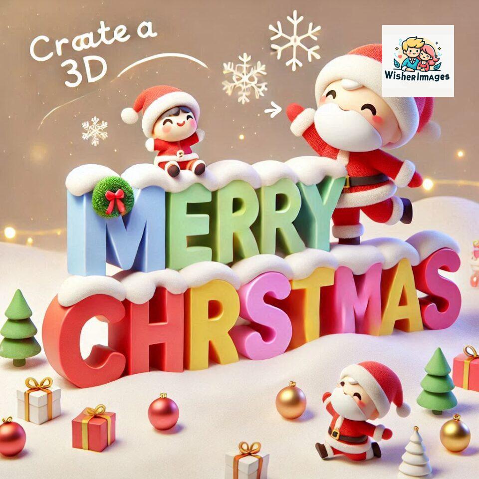 Christmas chubby Santa Claus joyfully colorful D Merry Christmas mini Santa character ()